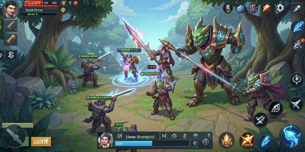 Menampilkan gameplay seru LUCKYRP dengan aksi strategi yang mendebarkan.