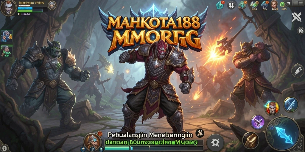 Tampilan gameplay menarik dari <strong>MAHKOTA188</strong> yang memukau.