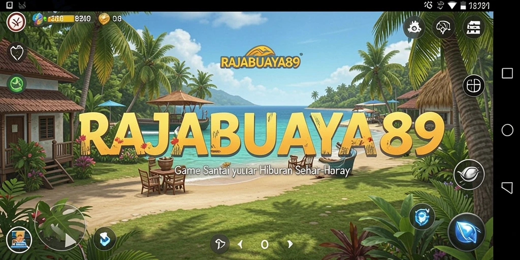 Screenshot gameplay <strong>RAJABUAYA89</strong> menampilkan suasana santai dan menantang.