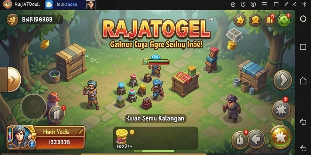 Tampilan gameplay menarik dari RAJATOGEL dengan fitur Idle.