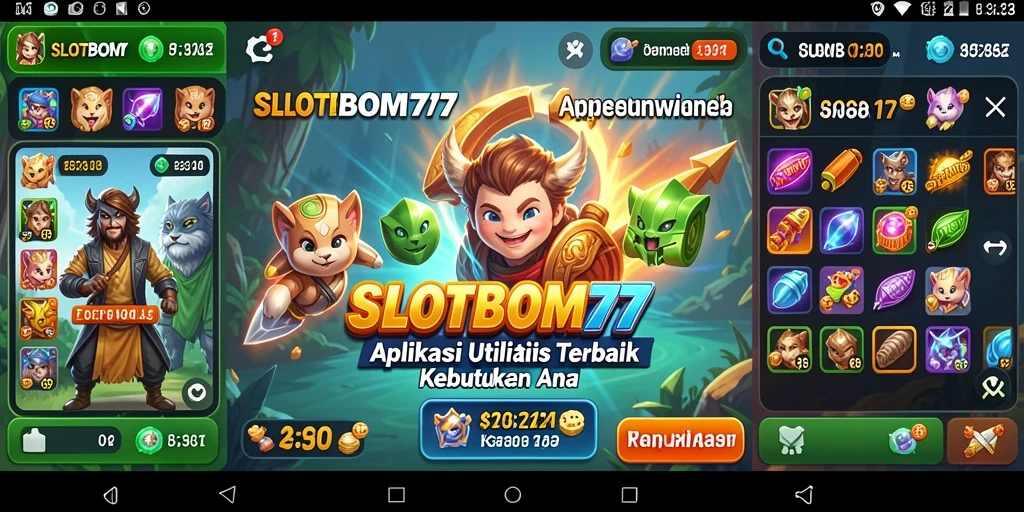 Tampilan antarmuka SLOTBOM77 yang menarik dan fungsional.