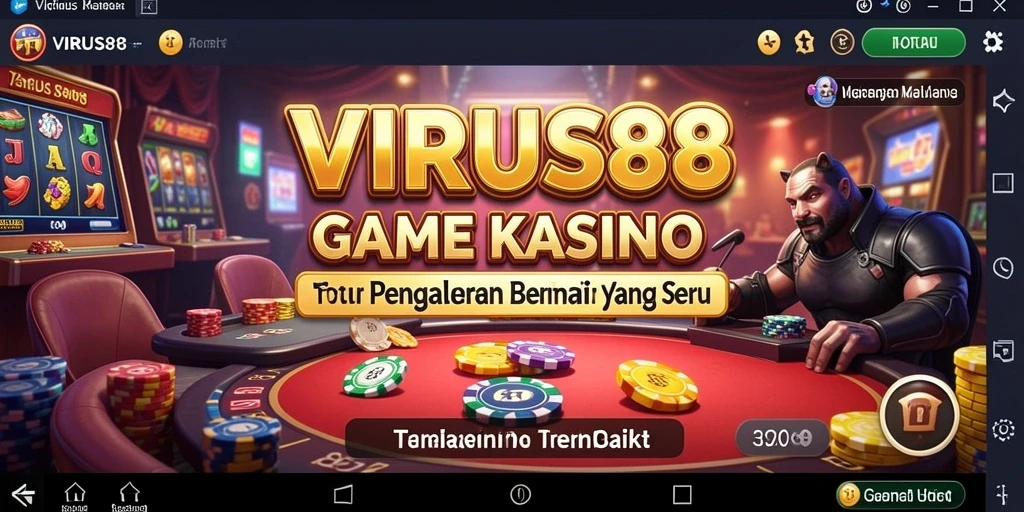 Tampilan gameplay seru dan mendebarkan di VIRUS88.